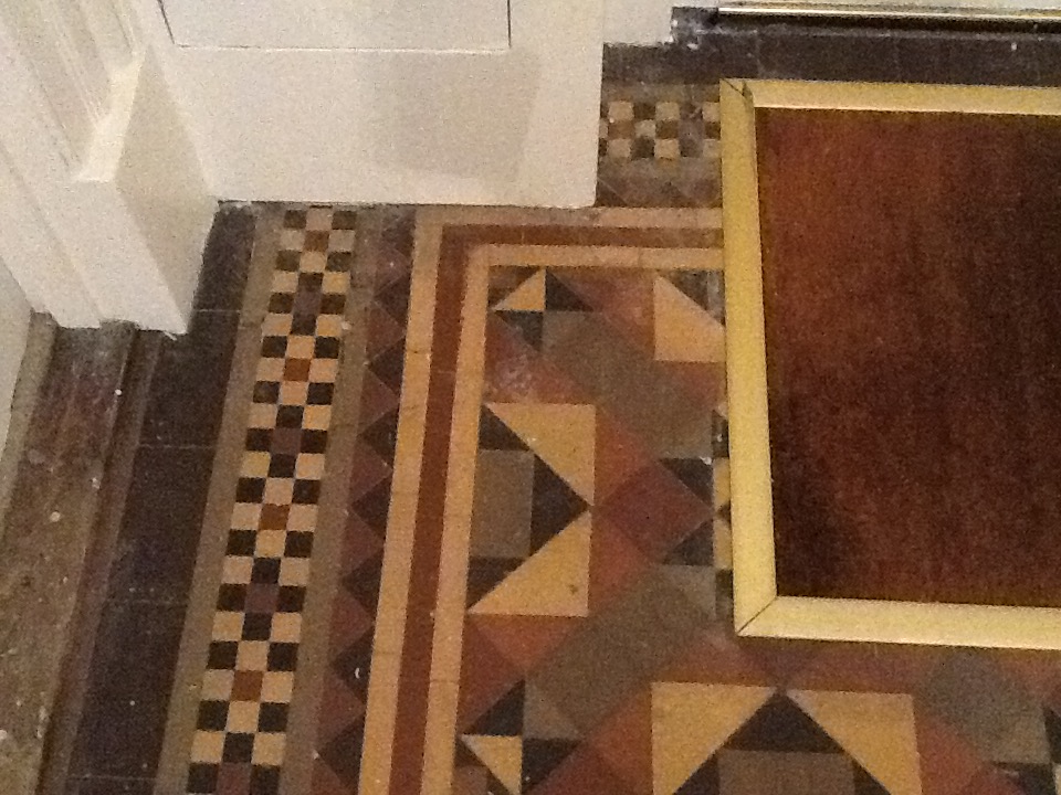 Victorian Tiles Stamford Before Cleaning