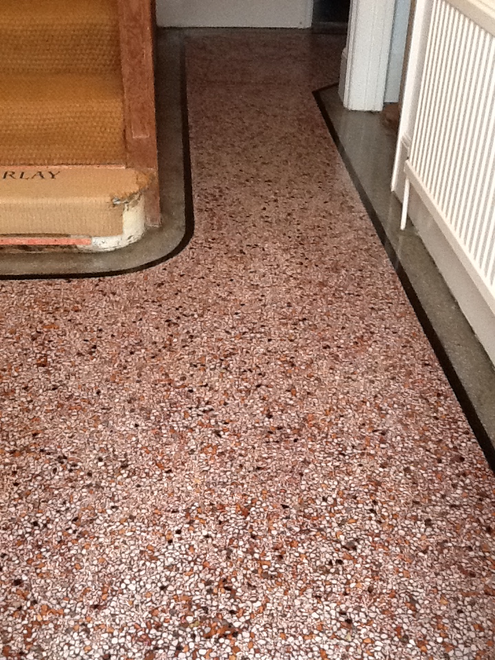 Terrazzo Hallway Northampton After Cleaning