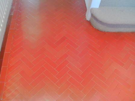 Quarry Tiled Floor - Before