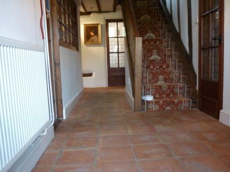 Terracotta Tiled Floor - Before