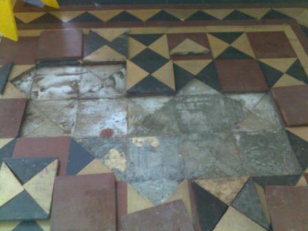Victorian Tile - Before