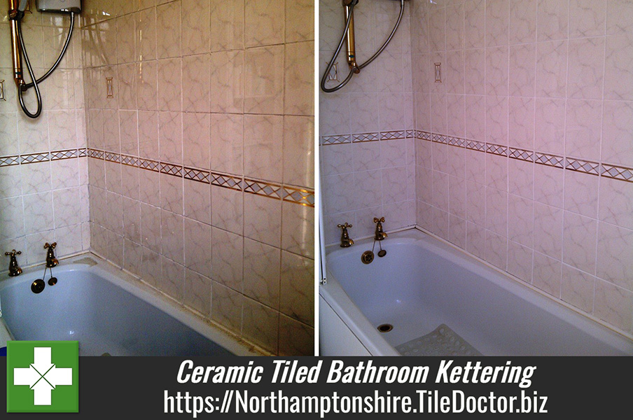 Ceramic Tiled Bathroom Refreshed in Kettering