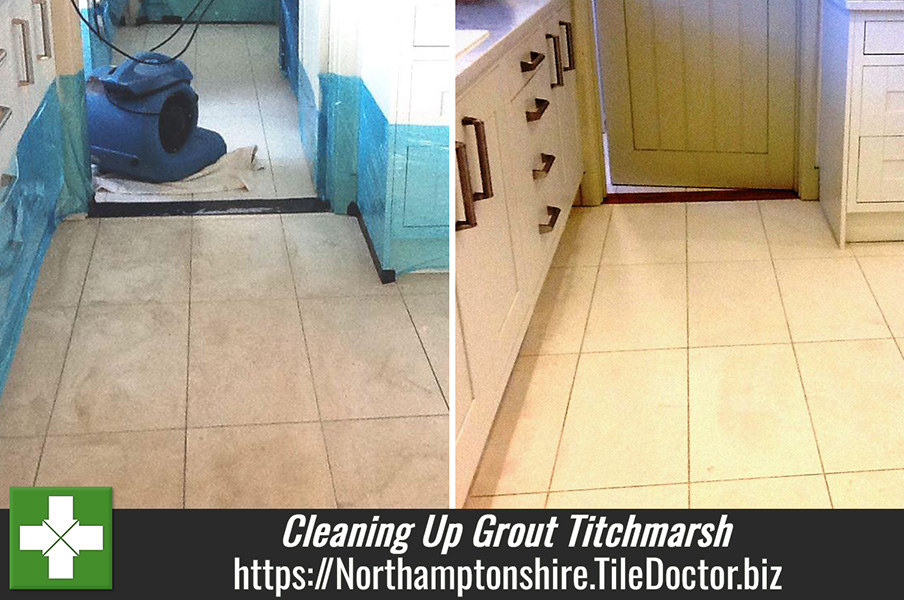 Cleaning up newly installed Grout in Titchmarsh