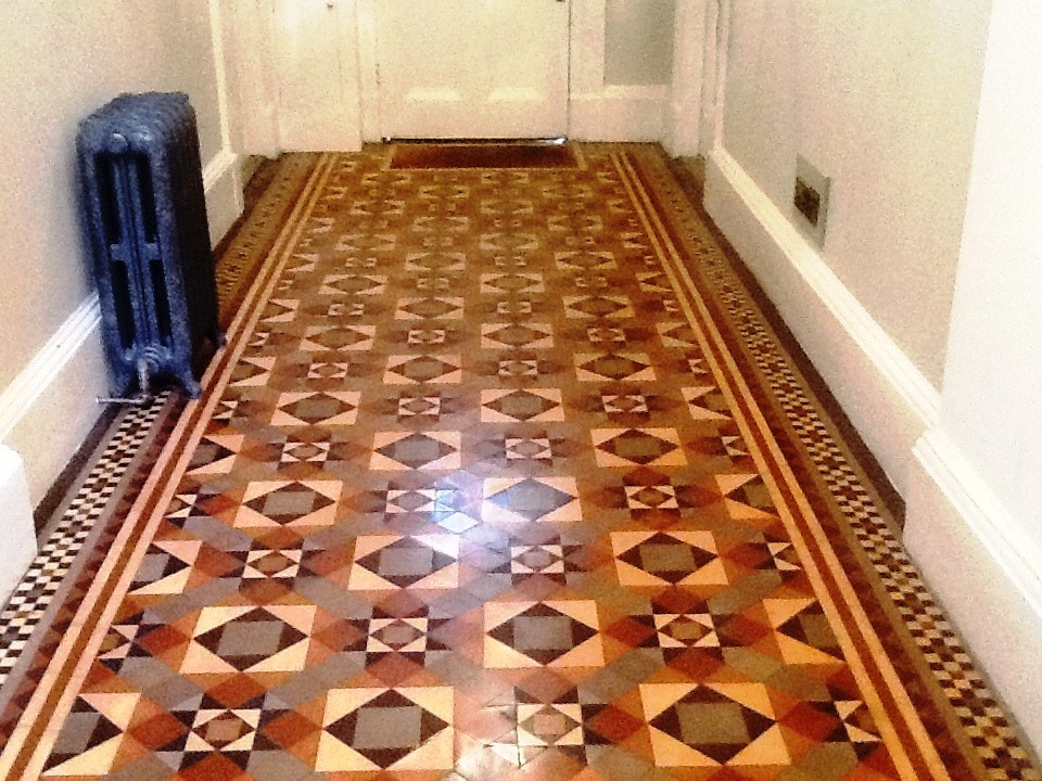 Victorian Tiles–Stamford after sealing